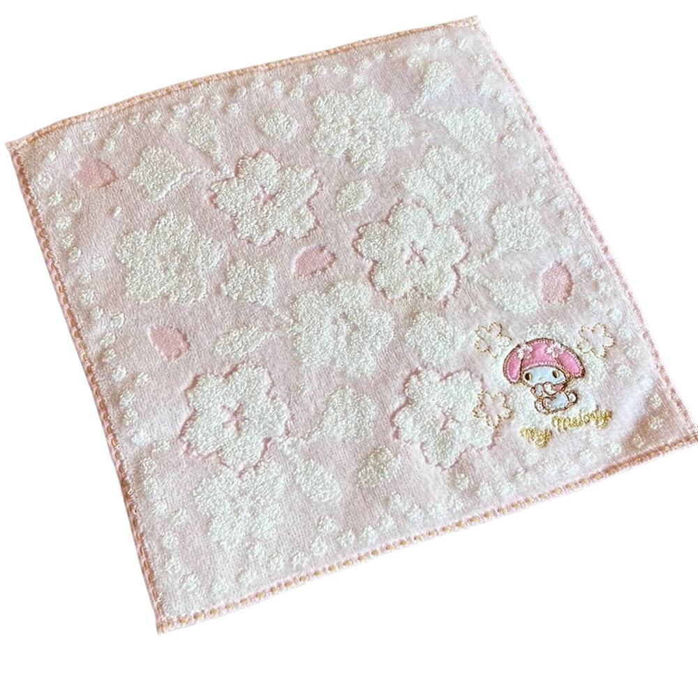 Brand New Sanrio Kawaii Pink My Melody Petite Towel - Cherry Blossoms / Sakura